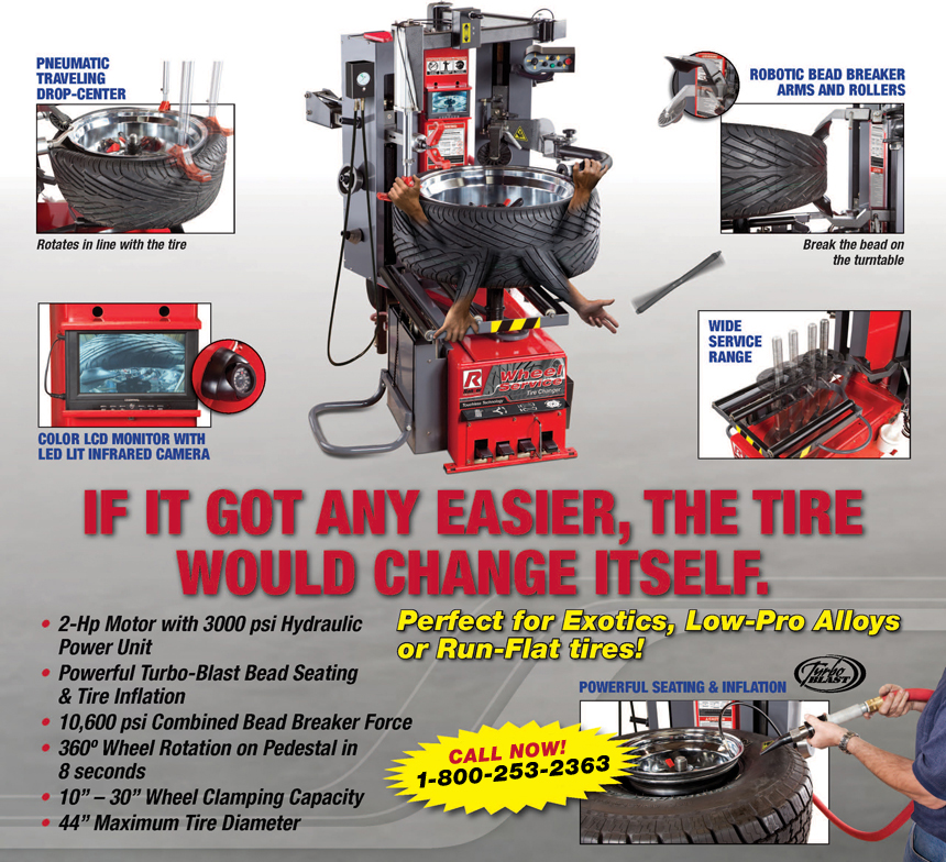 Get all the info on the RX3040 Tire Changer by clicking here!