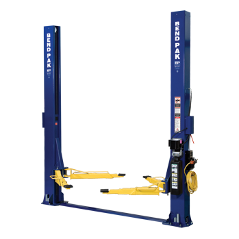 BendPak XPR-9FSX short-style floor plate two post lift wide
