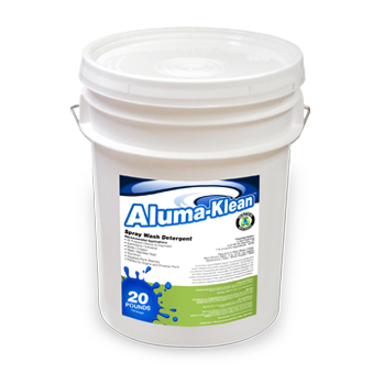 El detergente Aluma-Klean está diseñado para deshacerse de la mugre de piezas de vehículos.
