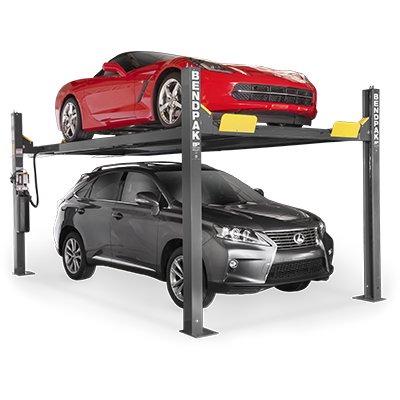 Elevador de autos BendPak HD-9XW un elevador adecuado para sus autos y lanchas.