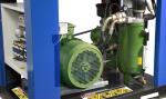 Rotary screw air compressor motor and reciprical screws