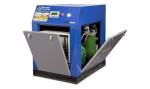 Rotary screw air compressor panels and insides