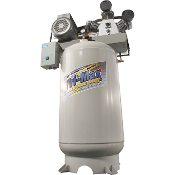 El compresor de aire  LS7580V-501 de 7-1/2 Hp, está certificado por ASME y fue diseñado con una bomba de tres cilindros para extrema resistencia