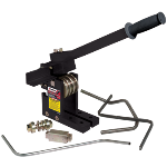 La dobladora RB-1ST es ideal para la creación de soportes y ganchos. Ideal para centros especializados de silenciadores o mufflers de carros.
