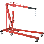 La grúa hidráulica RSC-2TF es plegable y resistente para trabajo pesado.