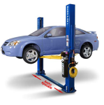 El elevador XPR-9-LP tiene 2 ajustes: compacto y ancho.