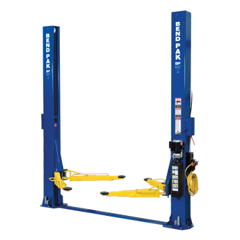Elevador De Autos BendPak de Dos Postes con Placa de Piso