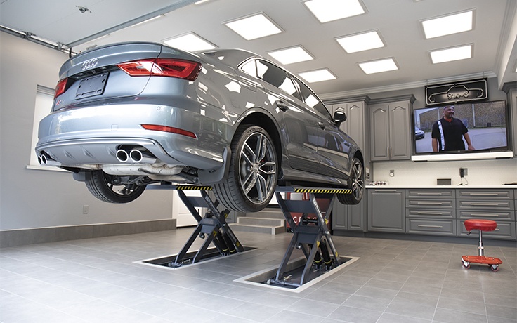 Mds 6lpf Elevador De Altura Media Montaje Empotrado Elevadores Bendpak Mds 6lpf Elevador De Altura Media, Best Car Lift For Home Garage