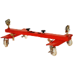El Dolly para carros RCD-1V se adapta fácilmente a la mayoría de marcas y modelos de coches y su altura y ancho son ajustables.
