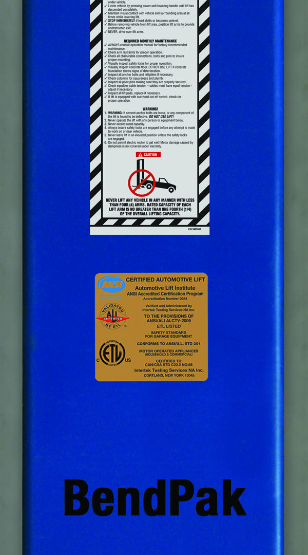 Certification Label