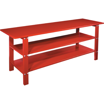 Banco de trabajo mesa de trabajo ganchos de mesa taller de cajones rojo
