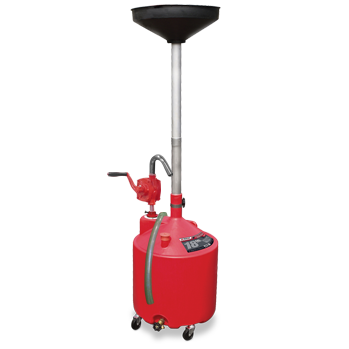 El RD-18G es un recolector de aceite con capacidad de 18 galones/75 litros. Ideal para Lubricentros.